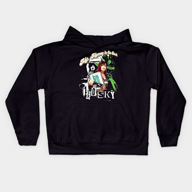 Ms. Genius in the Bank Kids Hoodie by JosephSheltonArt